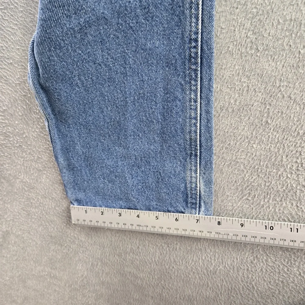 VINTAGE Carhartt Men Jeans 33X34 Blue Denim B18 DST Traditional Fit Y2K READ